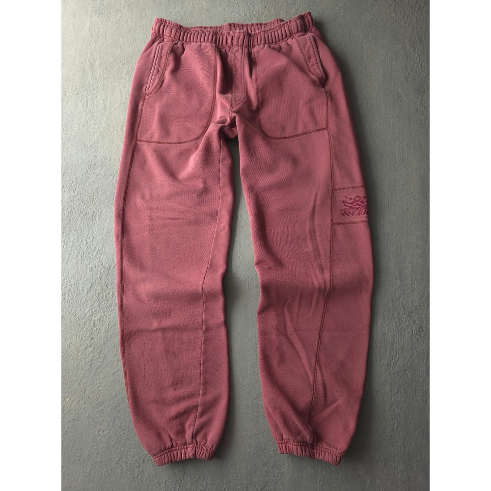 Vintage 90s Vangrack Burgundy Sweatpants XL Cargo Pocket Made in USA